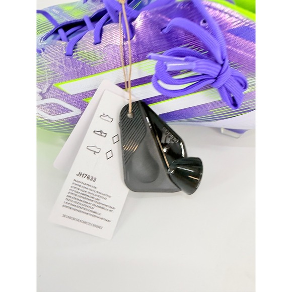 adidas F50 Elite SG Soccer Cleats Purple Green JH7633 Men\'s Size Mens‎ 9.5 New main image 10